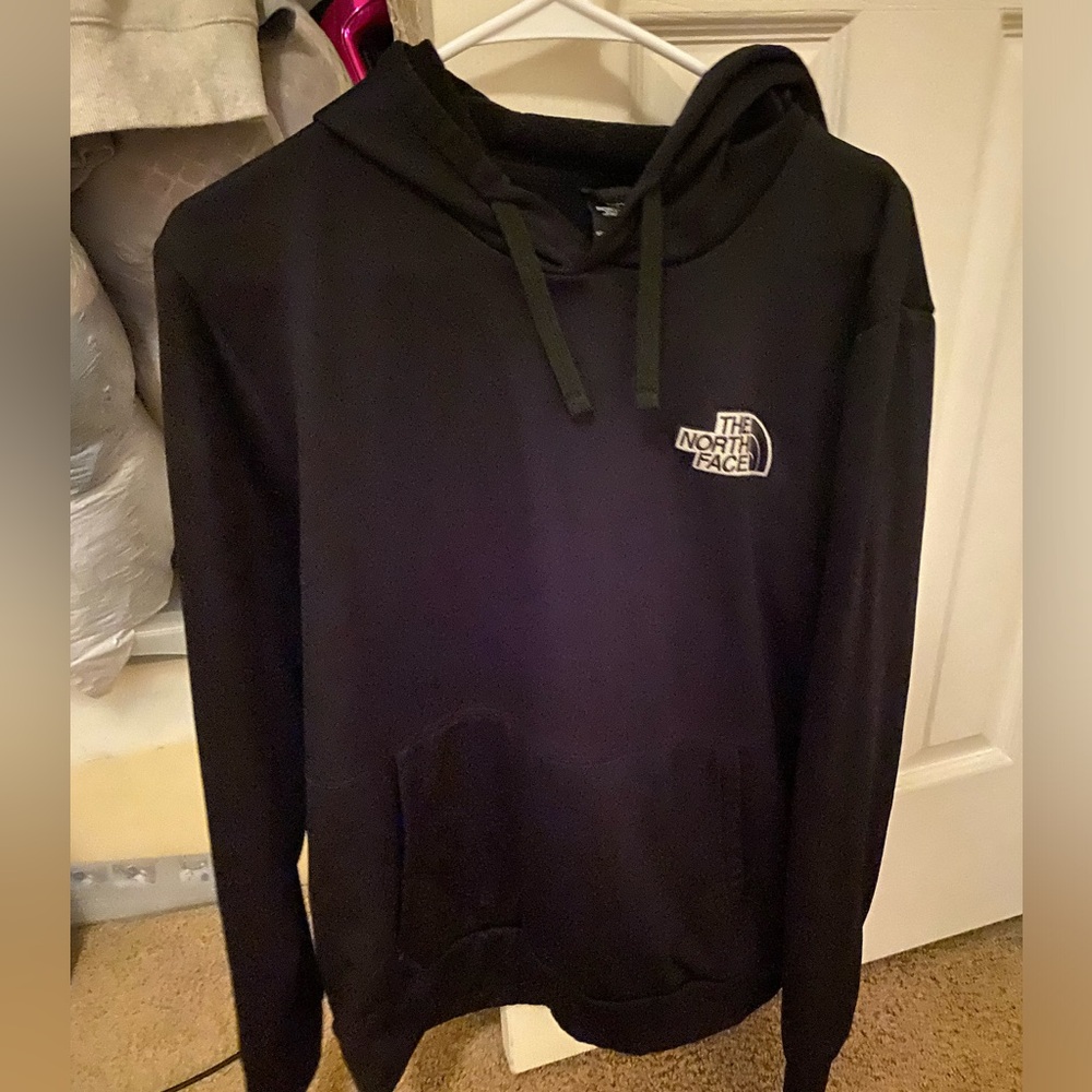 black men's north face hoodie